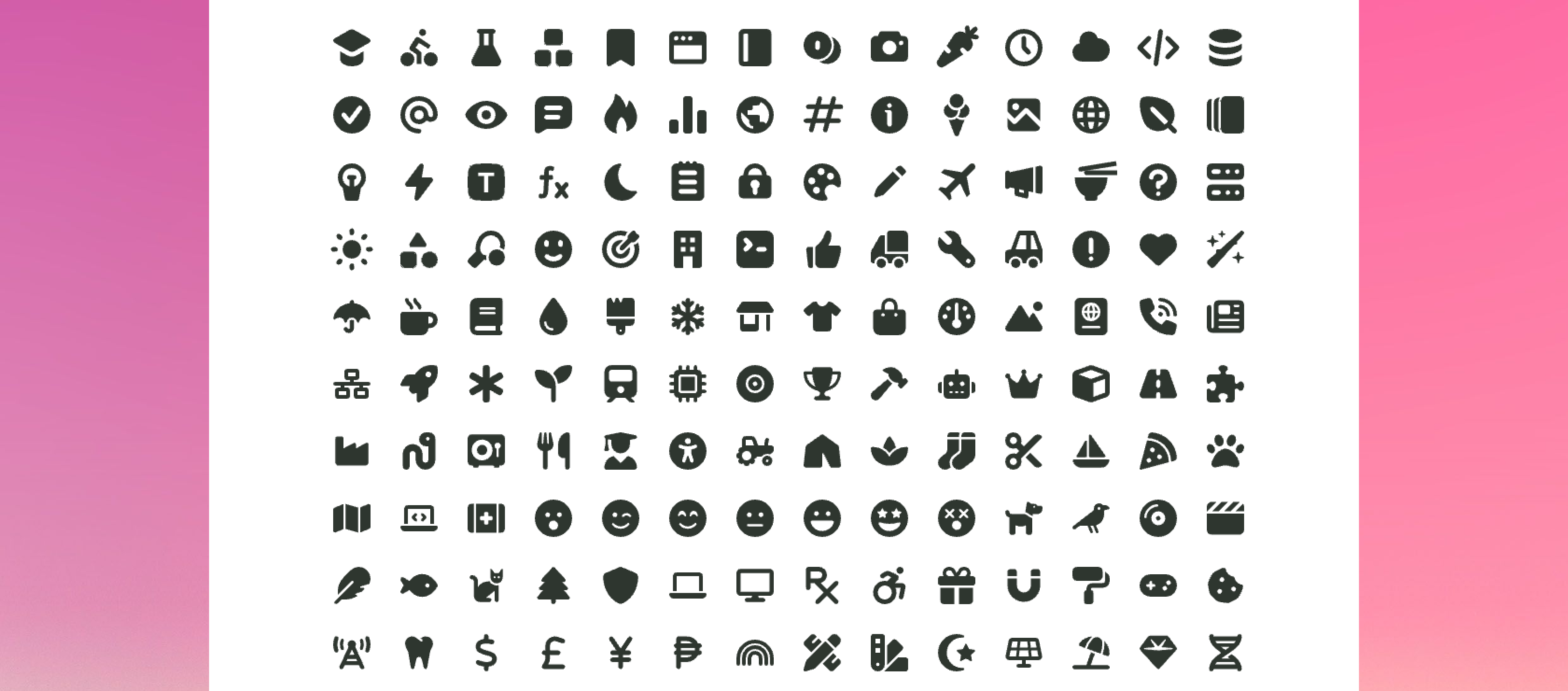 New collection icons